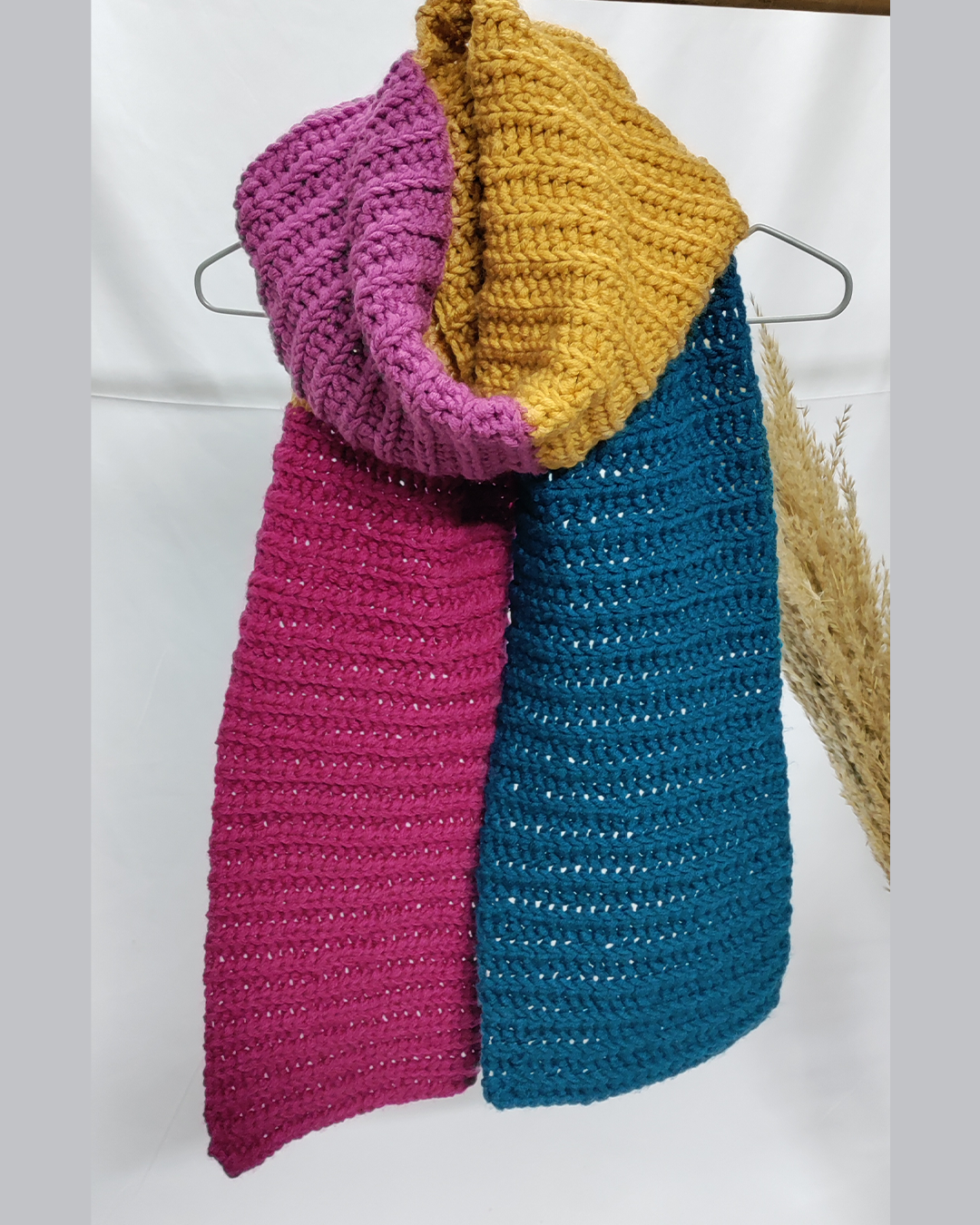 Berries-Color-Block-Super-Scarf-Houz Berries-Color-Block-Super-Scarf-Houz